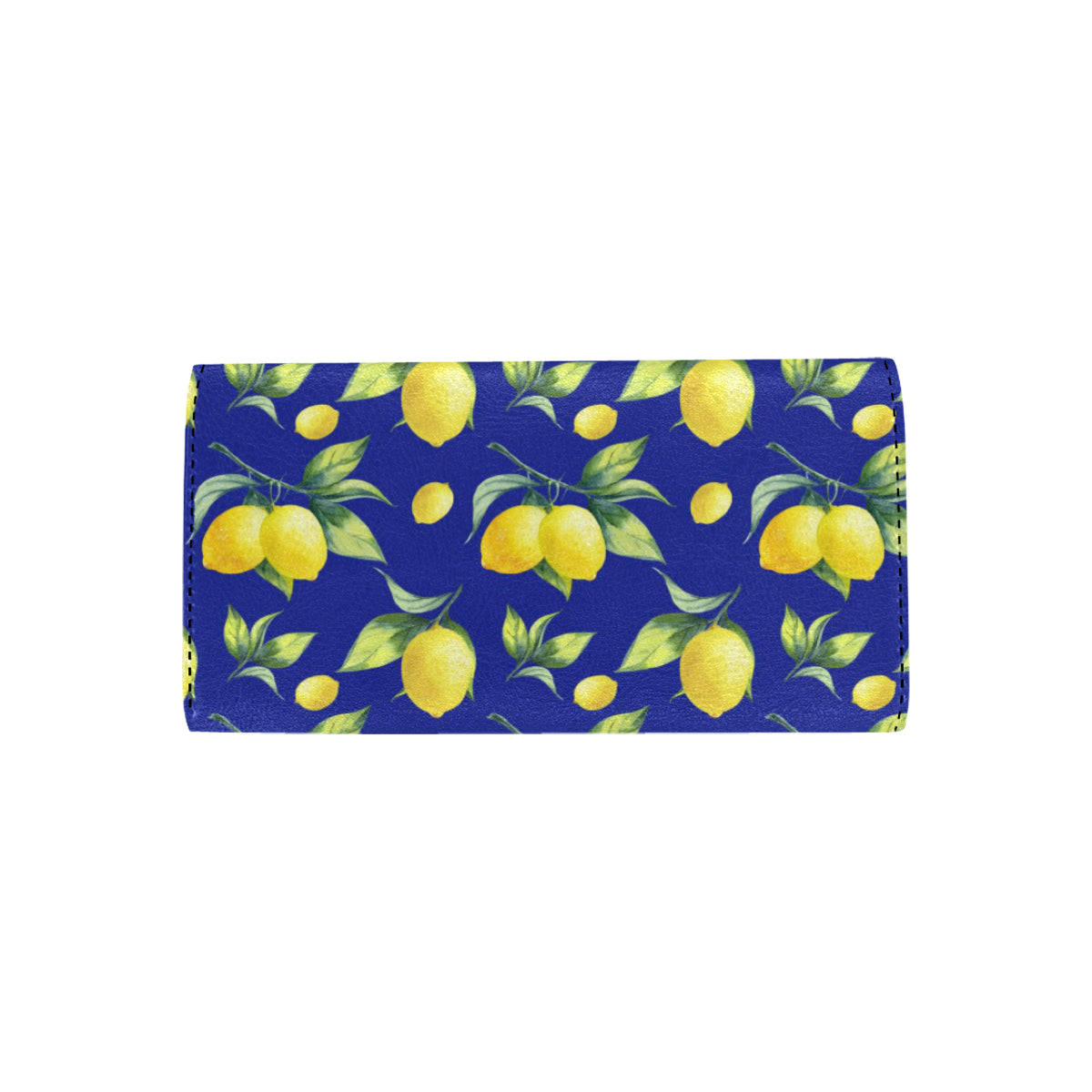 Lemon Pattern Print Design LM06 Women's Trifold Wallet