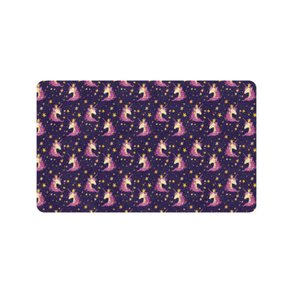 Unicorn Princess Star Sparkle Rubber Doormat