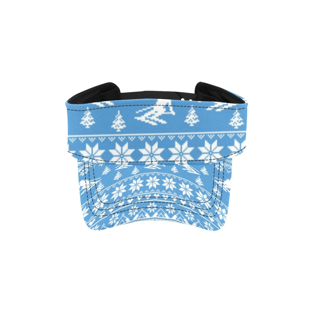 Ski Knit Pattern Print Design LKS302 Unisex Sun Visor