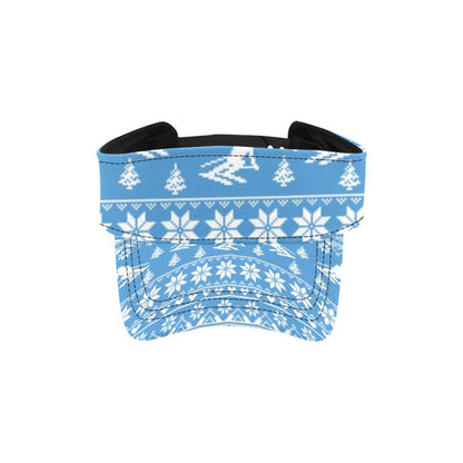 Ski Knit Pattern Print Design LKS302 Unisex Sun Visor