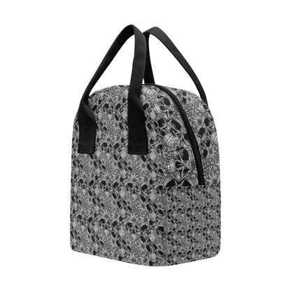 Skull Tattoo Design Print Insulated Lunch Bag