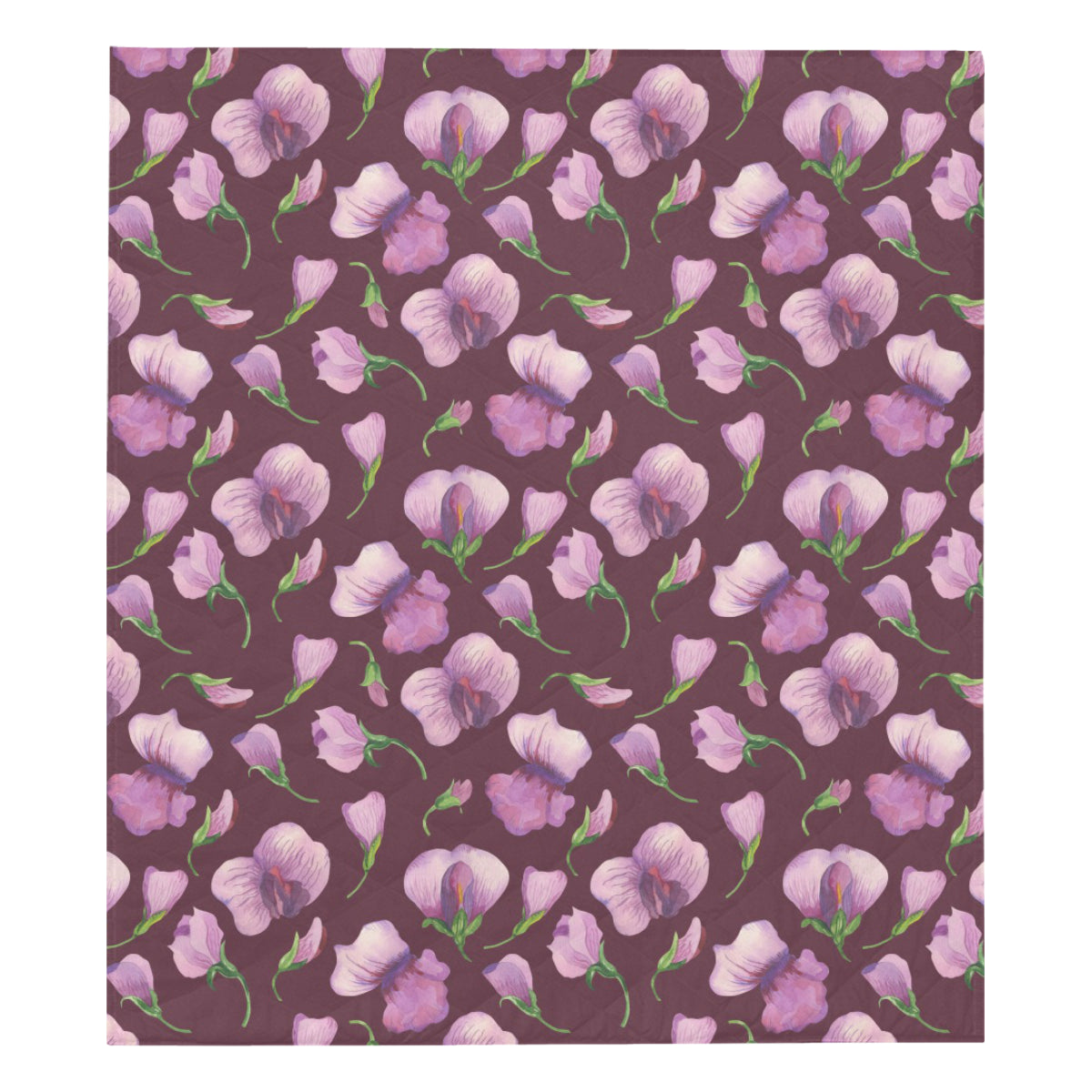 Peony Pattern Print Design PE010 Premium Quilt