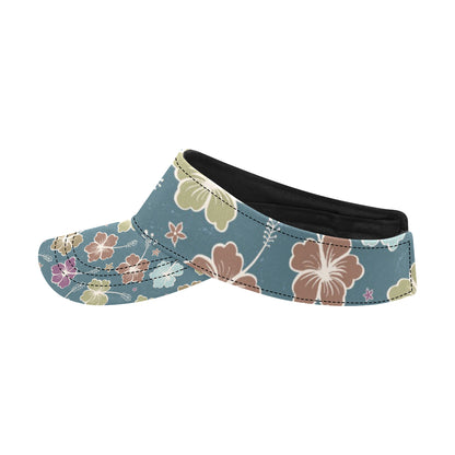 Hibiscus Pattern Print Design HB033 Unisex Sun Visor