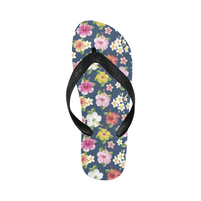 Hibiscus Sweet Print Design LKS304 Flip Flops