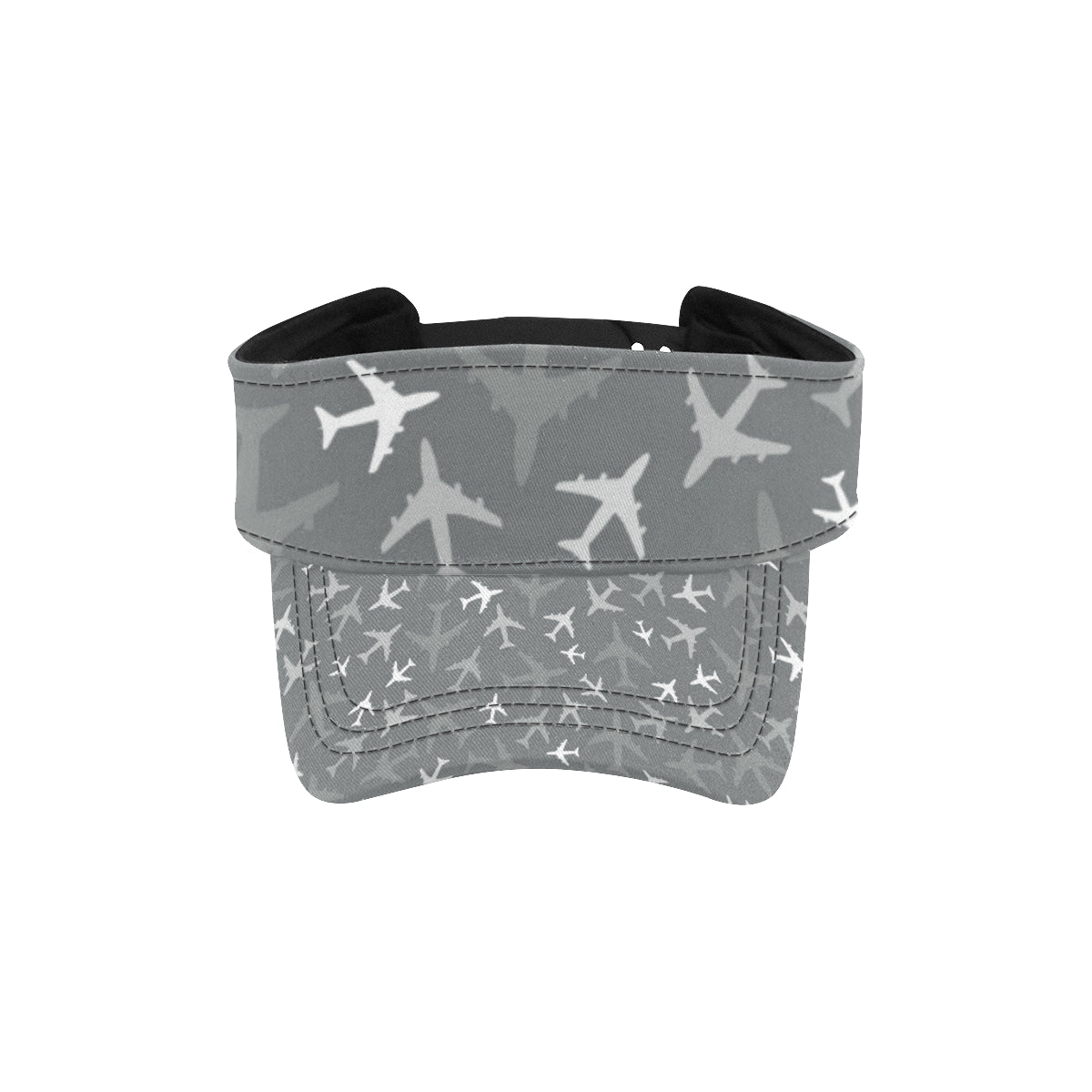 Airplane Pattern Print Design 02 Unisex Sun Visor