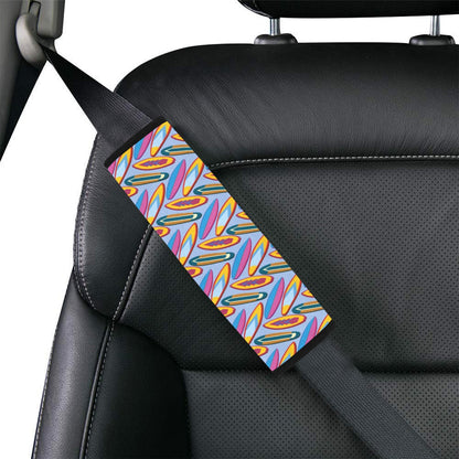 Surfboard Pattern Print Design LKS303 Car Seat Belt Cover