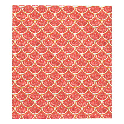 Grapefruit Pattern Print Design GF07 Premium Quilt