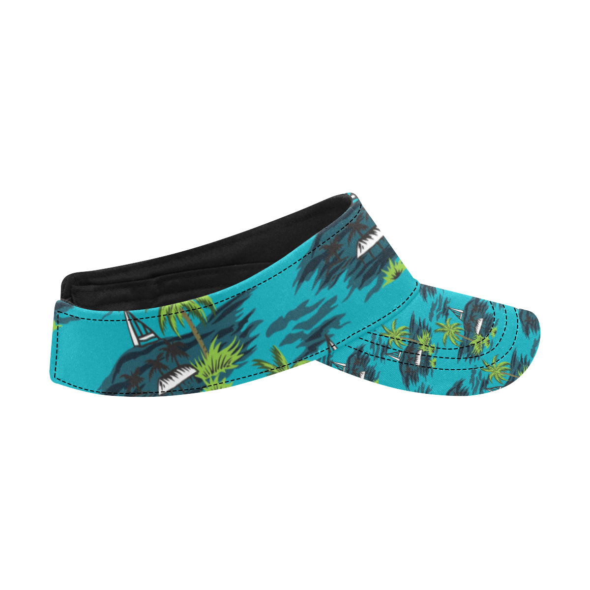 Pacific island Pattern Print Design A01 Unisex Sun Visor