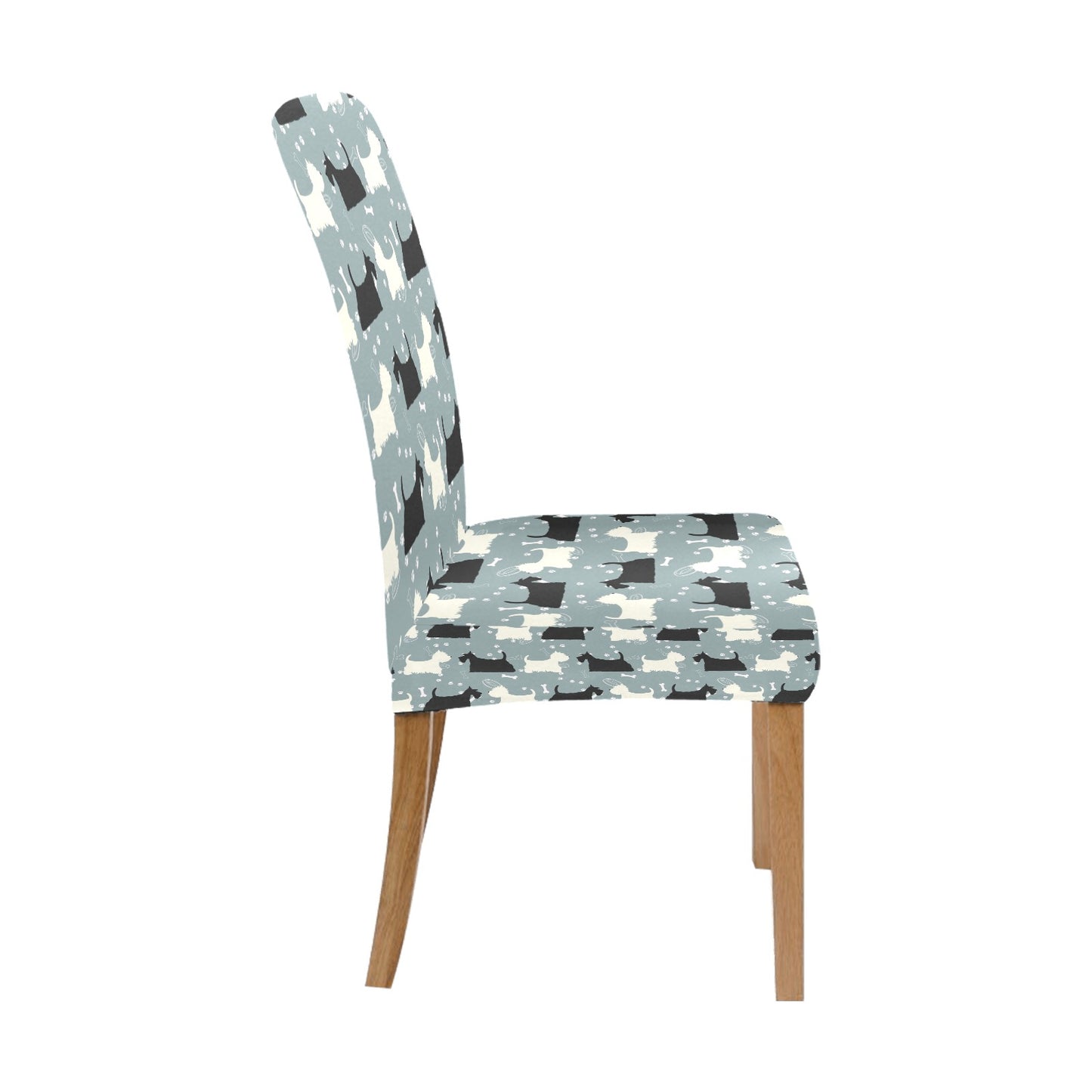 Scottish Terriers Print Design LKS301 Dining Chair Slipcover