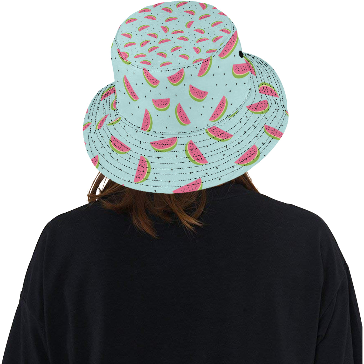Watermelon Pattern Print Design WM06 Unisex Bucket Hat