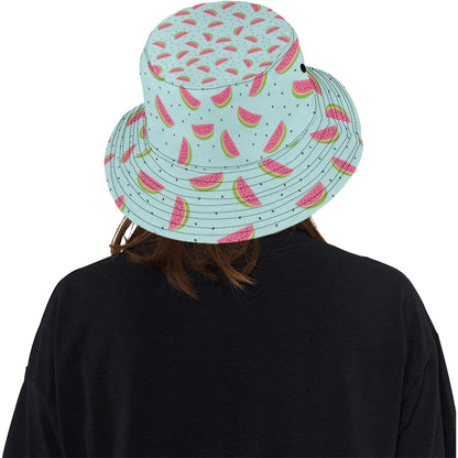 Watermelon Pattern Print Design WM06 Unisex Bucket Hat