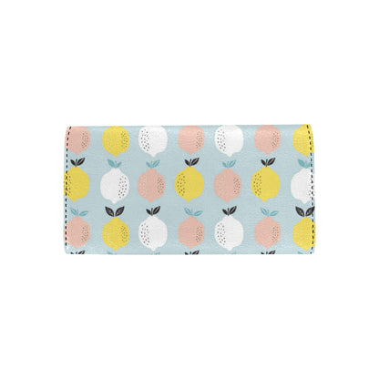 Citrus  Pattern Print Design 03 Women's Trifold Wallet