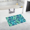 Brightness Tropical Palm Leaves Bath Mat