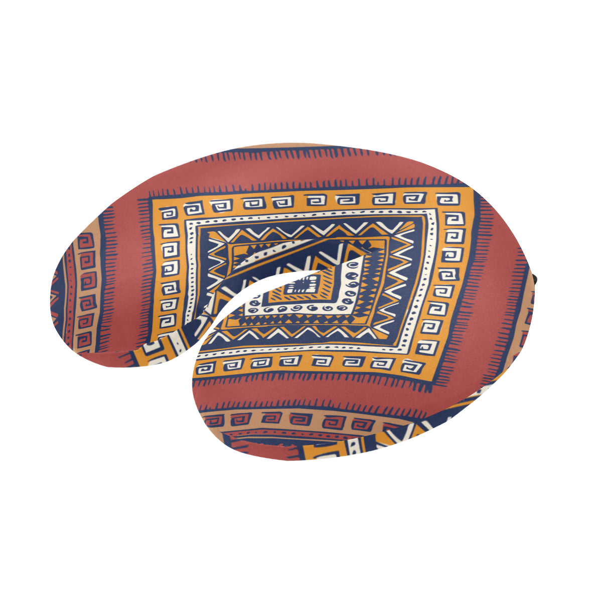 Native Pattern Print Design A06 U-Shaped Travel Neck Pillow