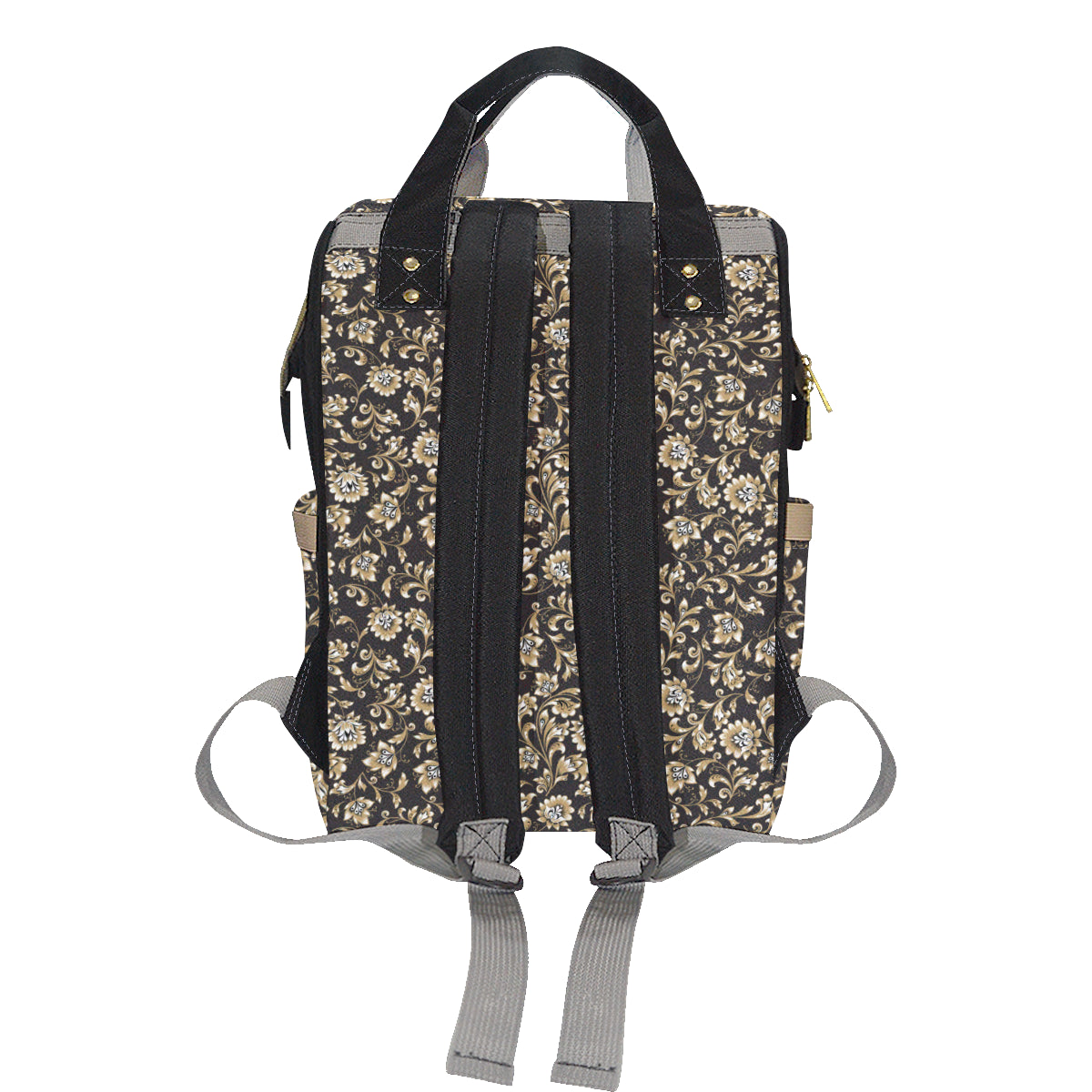 Brocade Pattern Print Design 03 Diaper Bag Backpack
