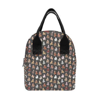 Alpaca Cute Design Themed Print Insulated Lunch Bag