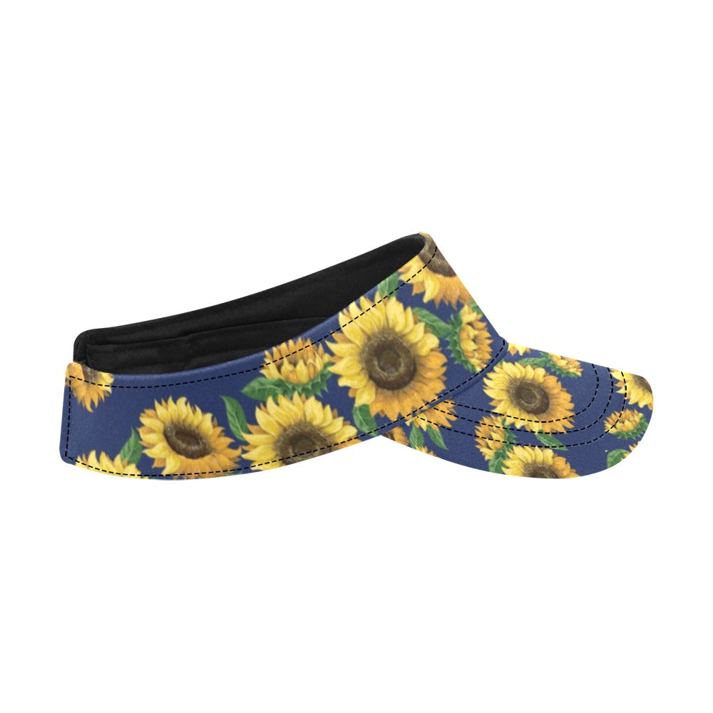 Sunflower Print Design LKS307 Unisex Sun Visor