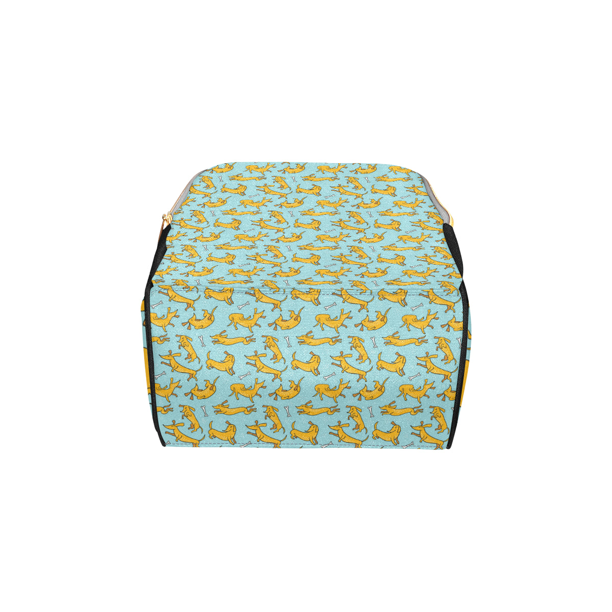 Dachshund Pattern Print Design 08 Diaper Bag Backpack
