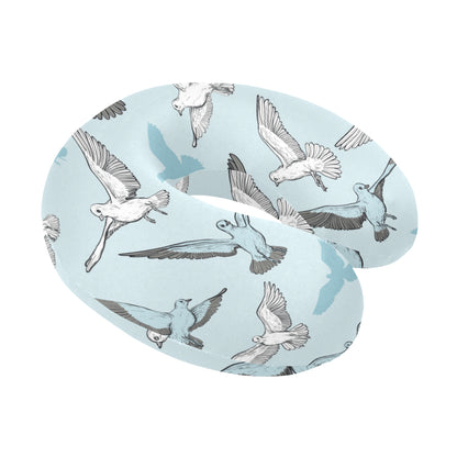 Pigeon Pattern Print Design 03 U-Shaped Travel Neck Pillow