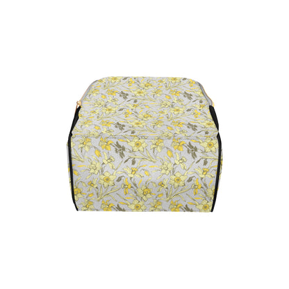 Daffodils Pattern Print Design DF05 Diaper Bag Backpack