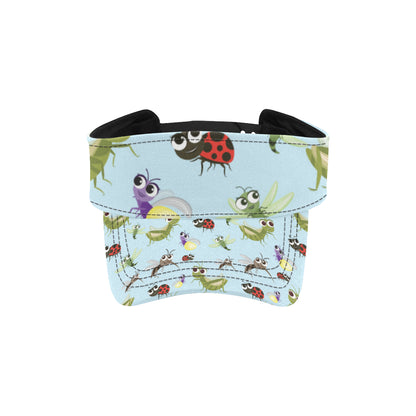 Ladybug Pattern Print Design 01 Unisex Sun Visor