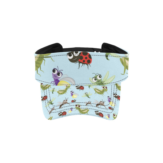 Ladybug Pattern Print Design 01 Unisex Sun Visor