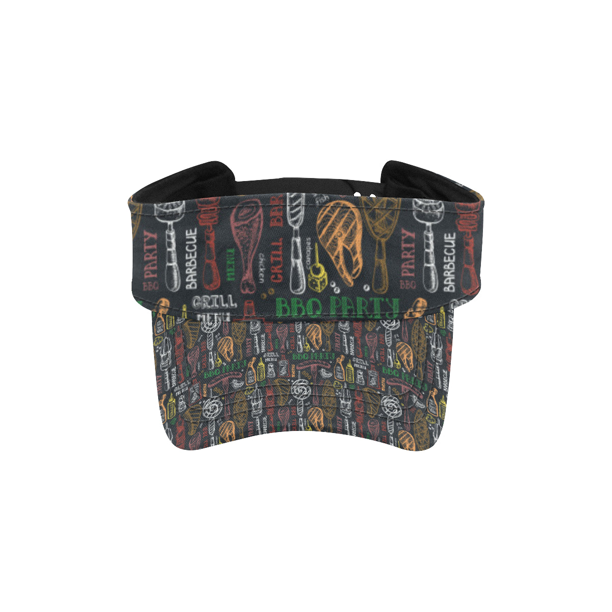 Barbecue Pattern Print Design 03 Unisex Sun Visor