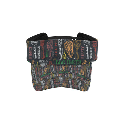 Barbecue Pattern Print Design 03 Unisex Sun Visor