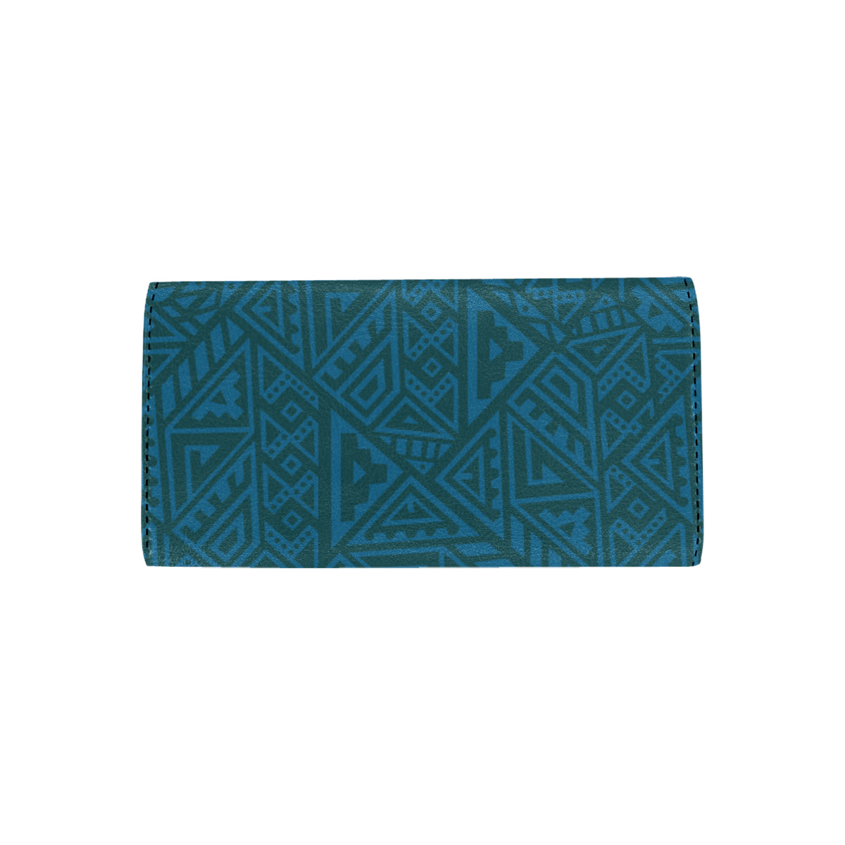 Maori Pattern Print Design 03 Women's Trifold Wallet