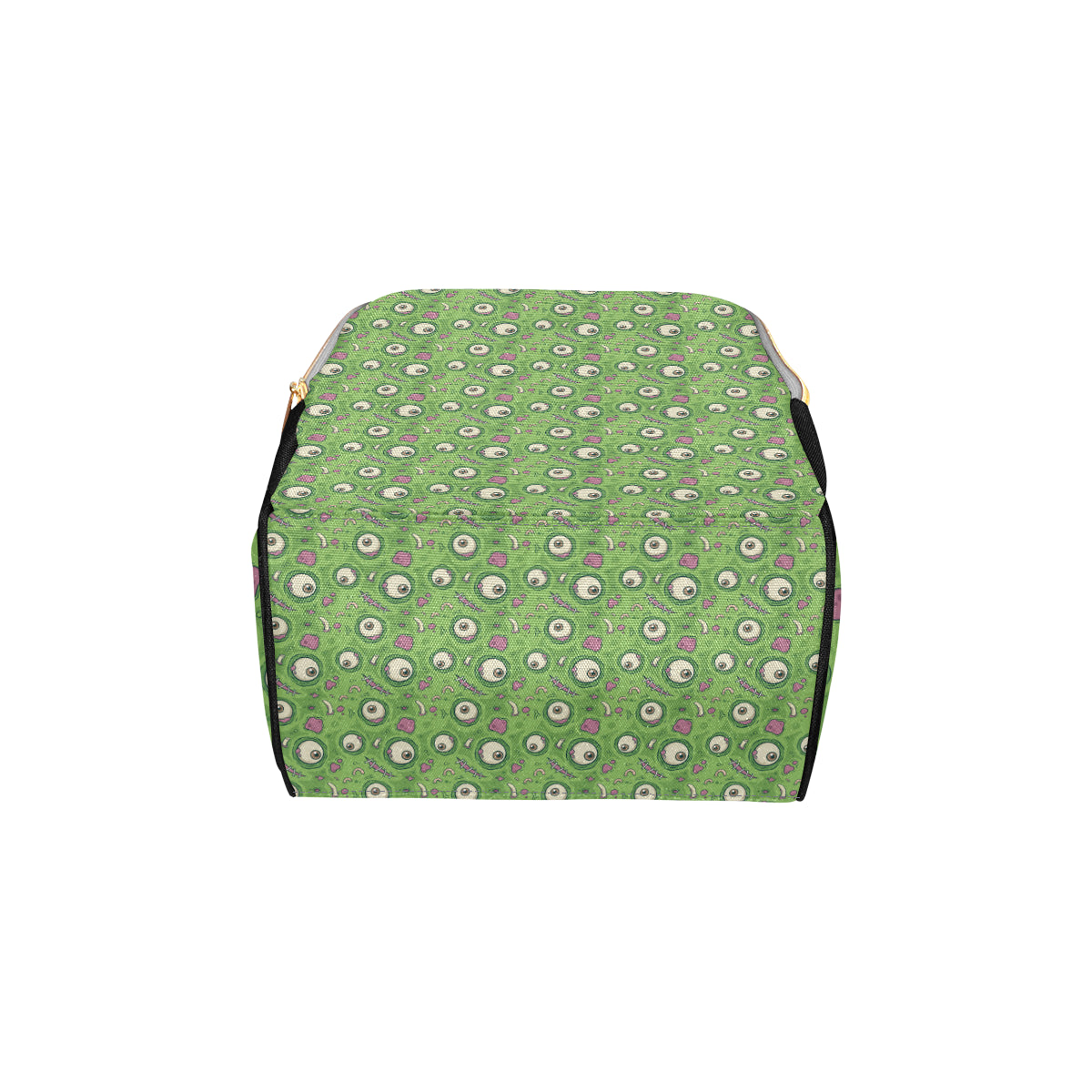 Zombie Eyes Design Pattern Print Diaper Bag Backpack