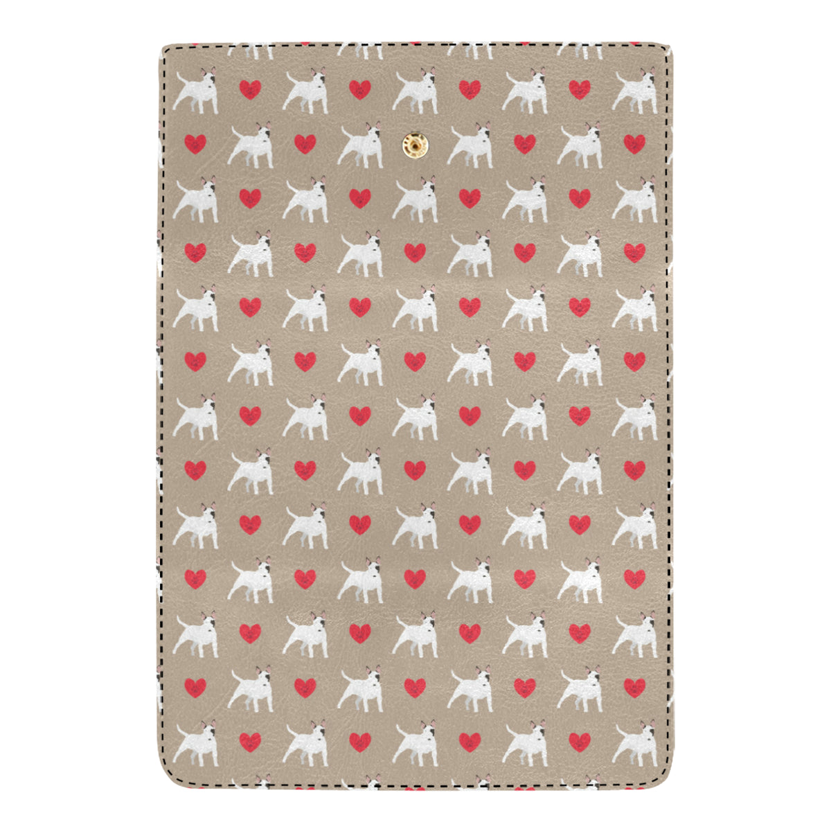 Bull Terriers Pattern Print Design 01 Women's Trifold Wallet