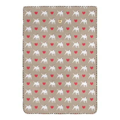 Bull Terriers Pattern Print Design 01 Women's Trifold Wallet