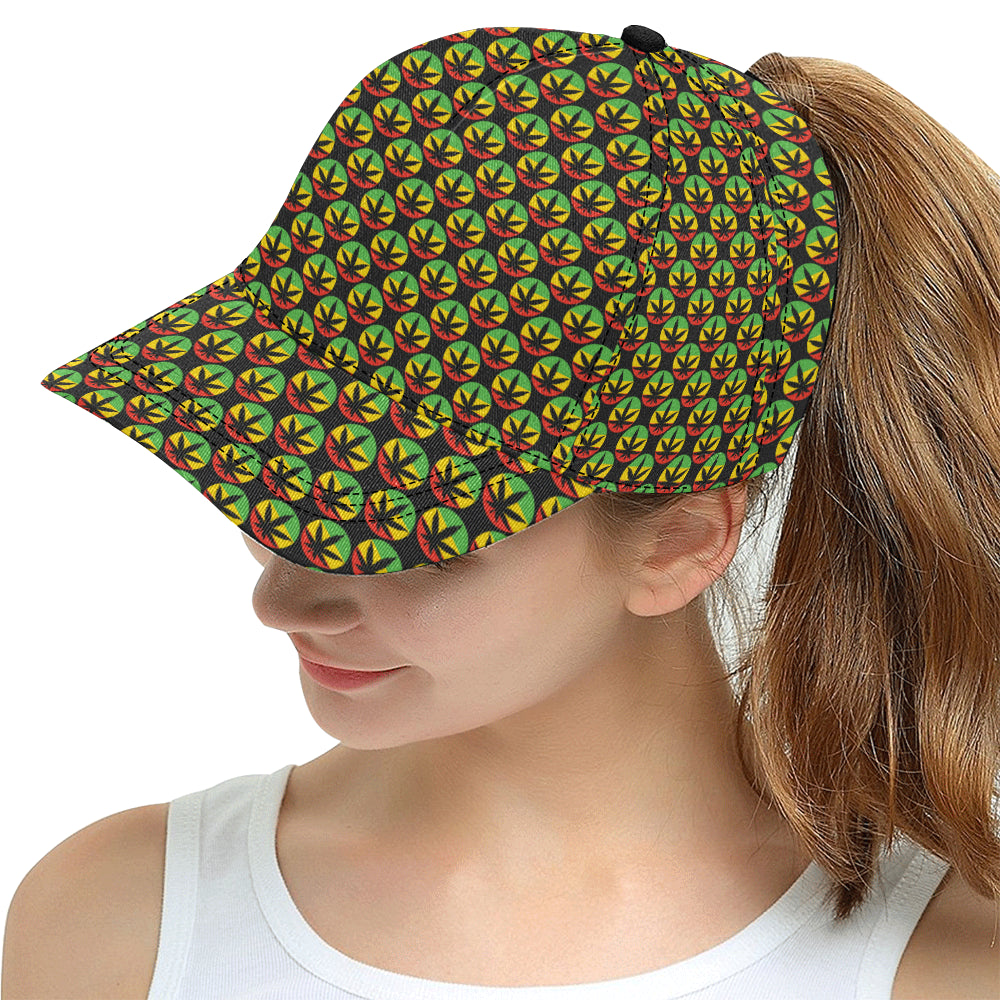 Rasta Reggae Color Design Snapback Cap