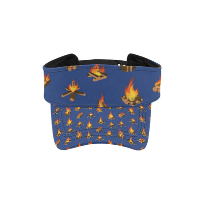 Campfire Pattern Print Design 03 Unisex Sun Visor