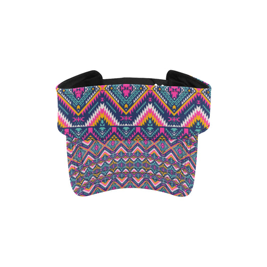 Indian Navajo Pink Themed Design Print Unisex Sun Visor
