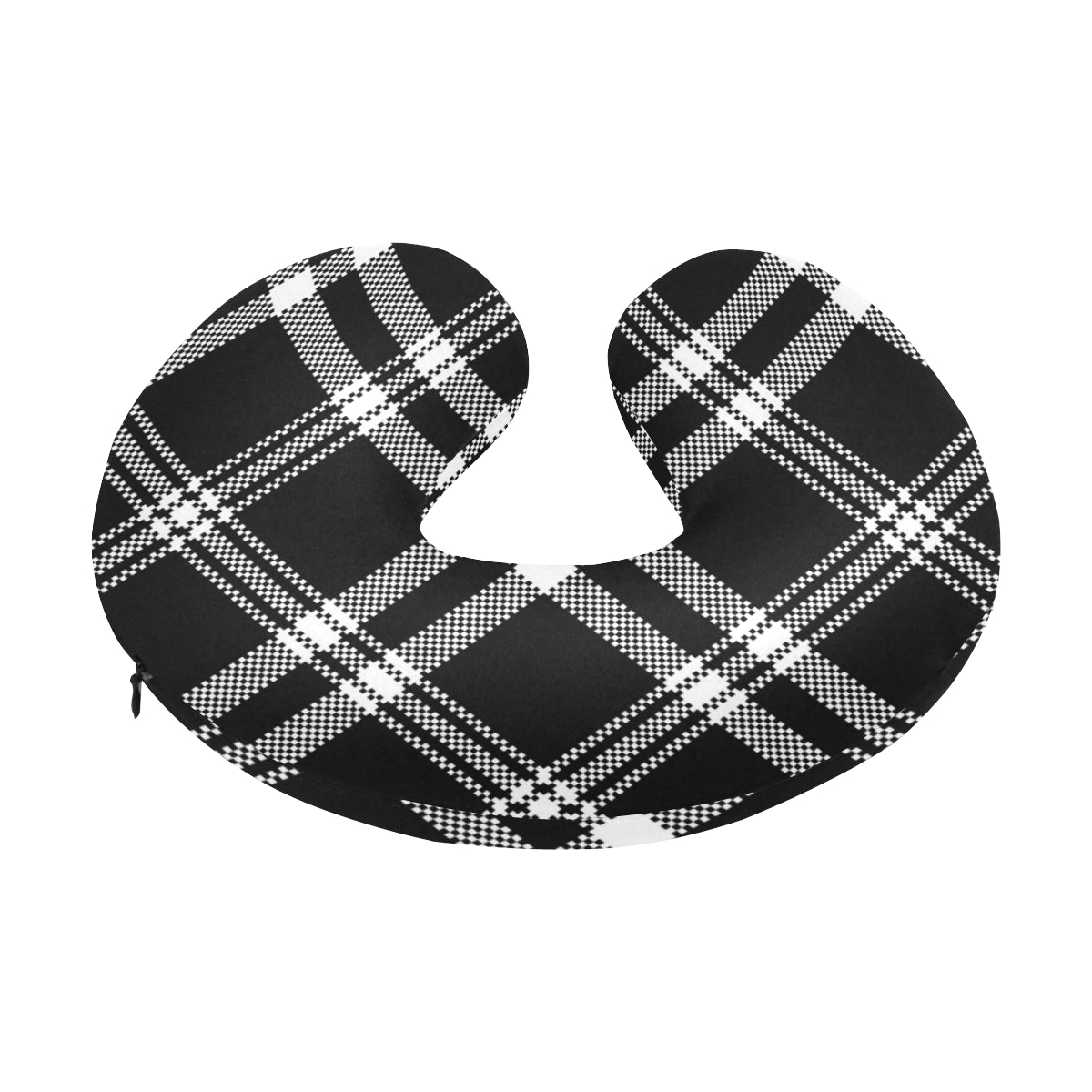 Madras Pattern Print Design 03 U-Shaped Travel Neck Pillow
