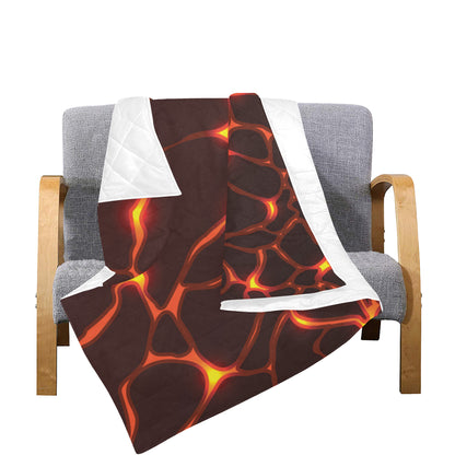 Lava Pattern Print Design 02 Premium Quilt