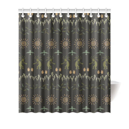Mayan Pattern Print Design 04 Shower Curtain