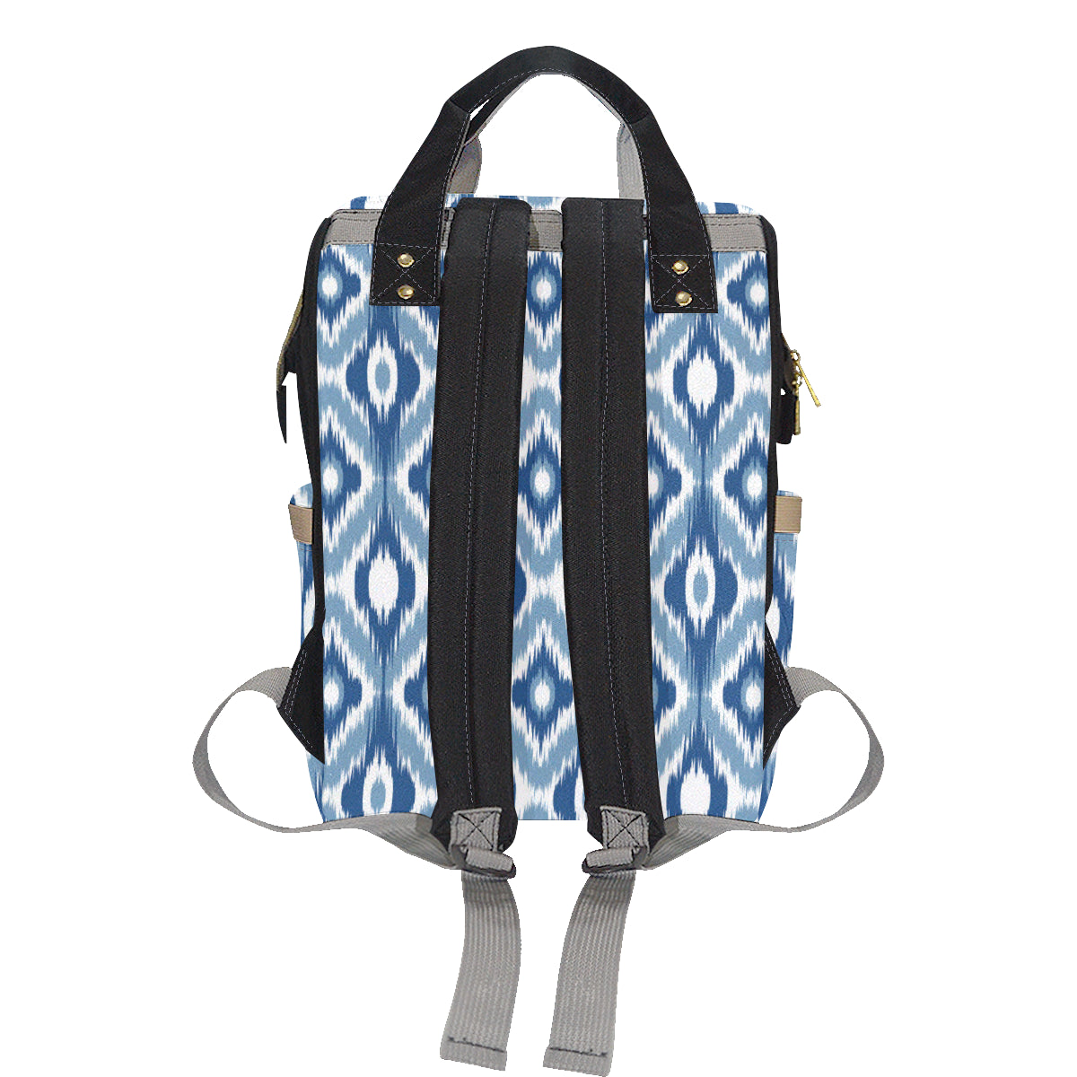 Ikat Pattern Print Design 03 Diaper Bag Backpack