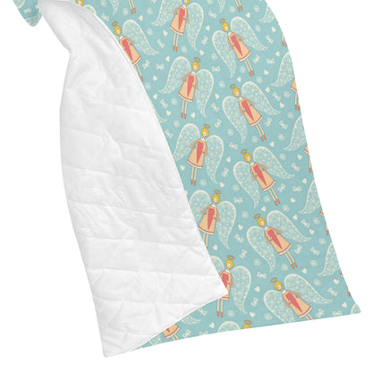 Angel Pattern Print Design 01 Premium Quilt
