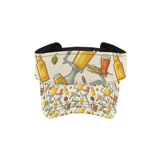 Beer Pattern Print Design 05 Unisex Sun Visor
