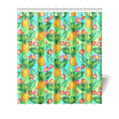 Pineapple Pattern Print Design PP010 Shower Curtain
