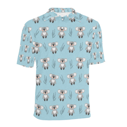 Koala Pattern Print Design 01 Men Polo Shirt