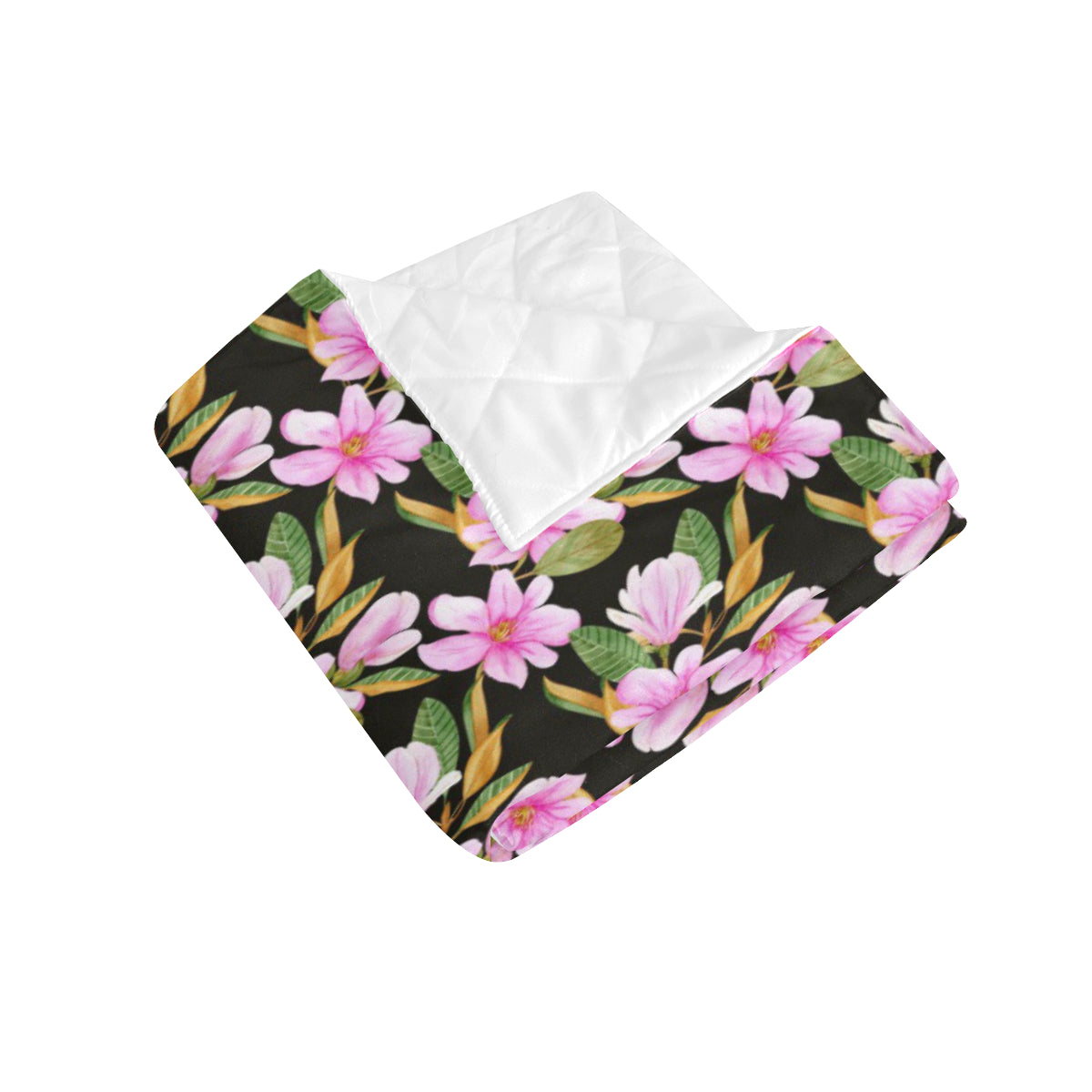 Magnolia Pattern Print Design MAG08 Premium Quilt