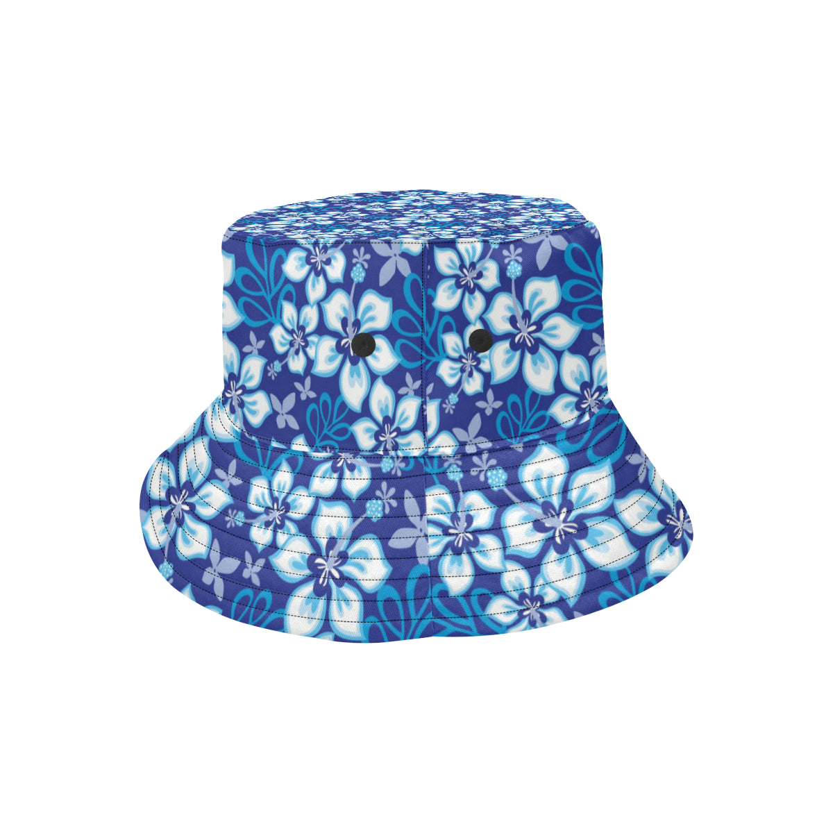 Hibiscus Pattern Print Design HB04 Unisex Bucket Hat