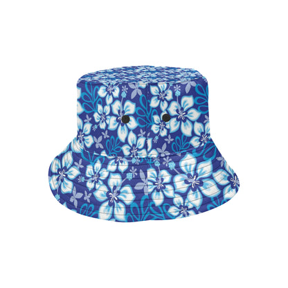 Hibiscus Pattern Print Design HB04 Unisex Bucket Hat