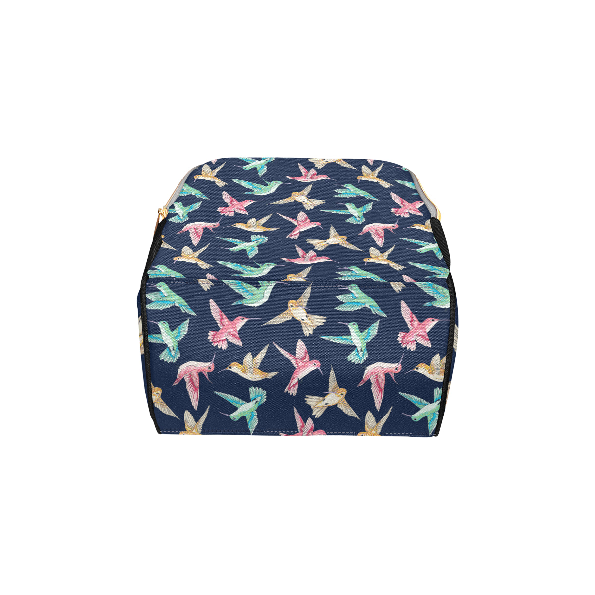 Hummingbird Cute Pattern Print Design 01 Diaper Bag Backpack