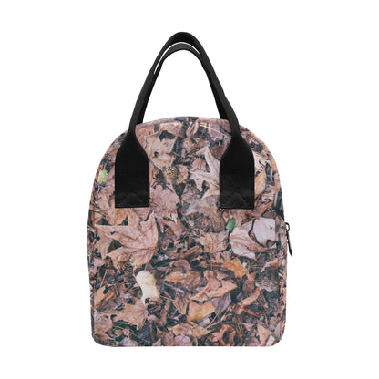 Camouflage Realistic Tree Leaf Print Insulated Lunch Bag