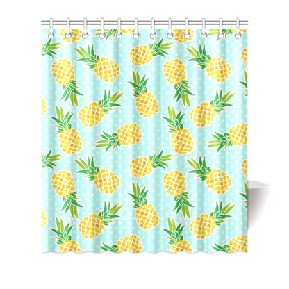 Pineapple Pattern Print Design PP01 Shower Curtain