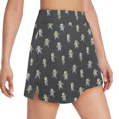 Mummy Print Design LKS305 17" Golf & Pickleball Skort with Pockets